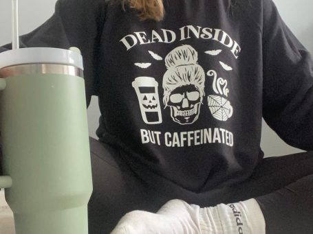 Dead Inside, But Caffeinated Design Print