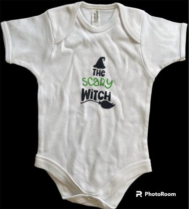 Scary Witch Baby Grow